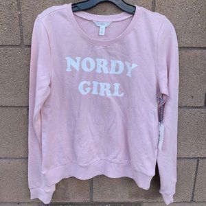 Nordstrom "Nordy Girl" Sweatshirt - Size Small